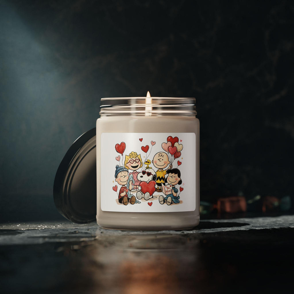 Charlie Brown Valentine Scene Candle | 9oz Scented Soy