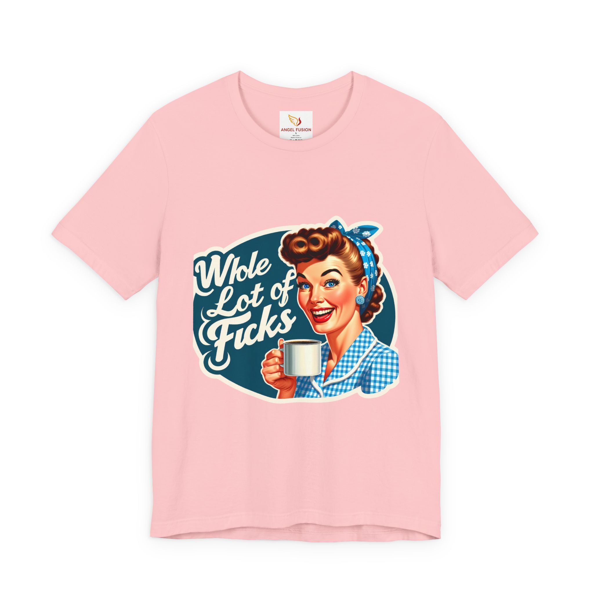 Retro 'Whole Lot of Fucks' Tee – Vintage Pinup Graphic T-Shirt
