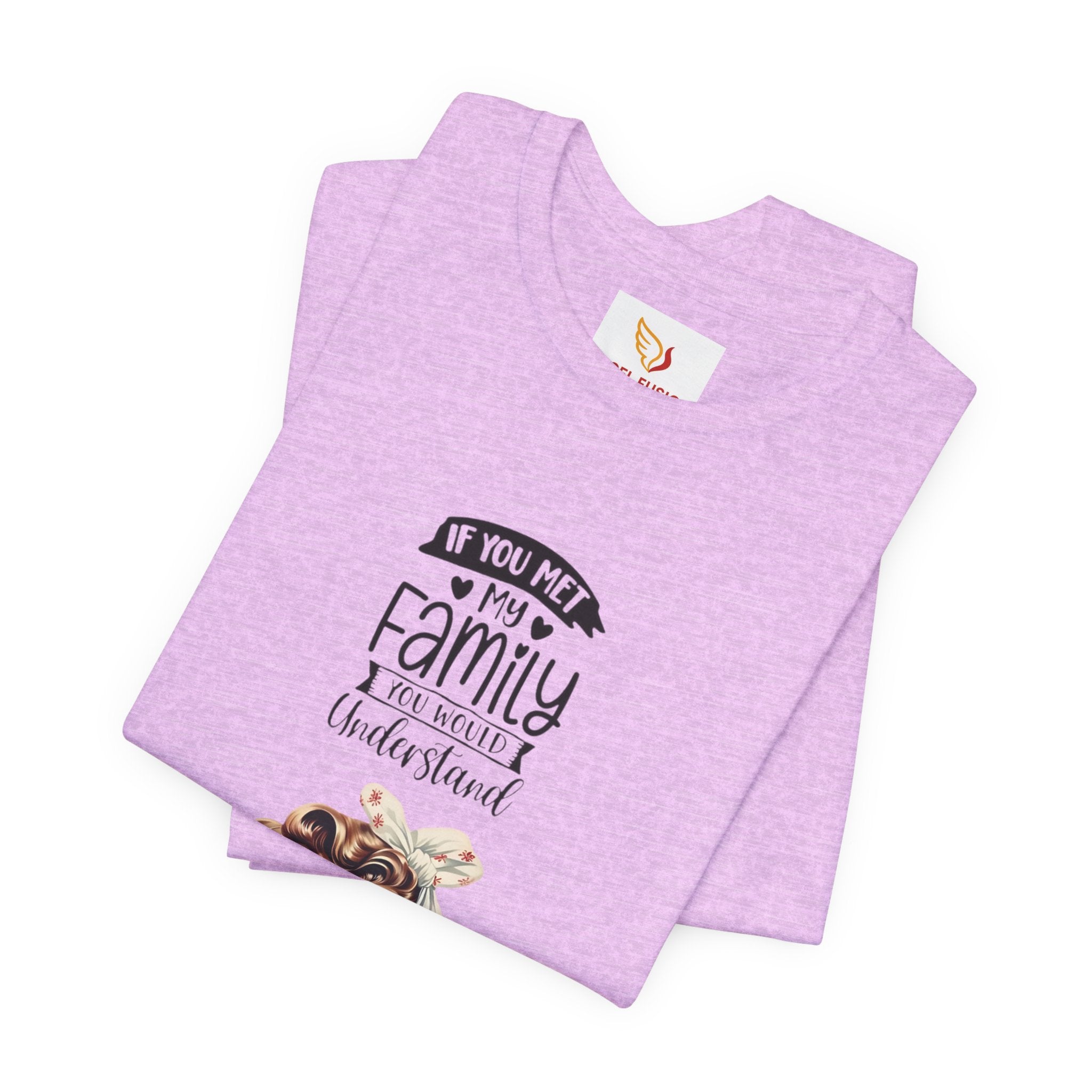 Retro Rosie Riveter Family Tee – "If You Met My Family I’d Be Well Understood"