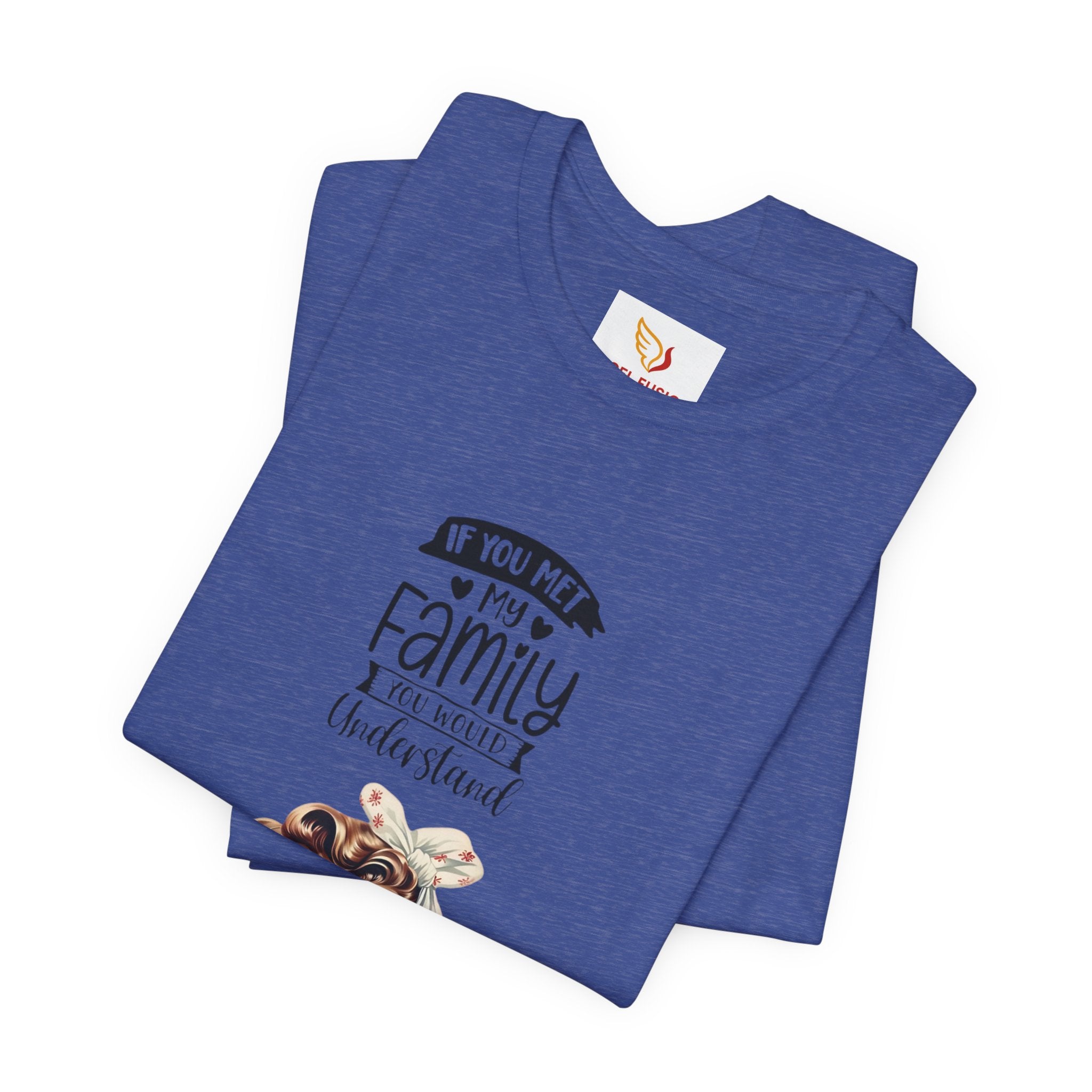 Retro Rosie Riveter Family Tee – "If You Met My Family I’d Be Well Understood"