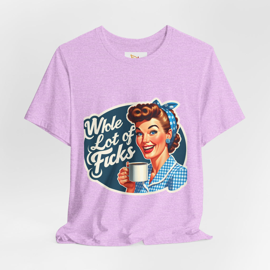 Retro 'Whole Lot of Fucks' Tee – Vintage Pinup Graphic T-Shirt
