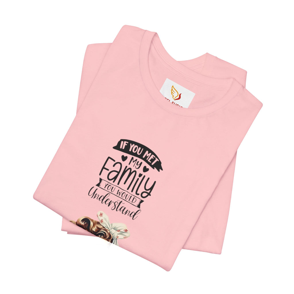 Retro Rosie Riveter Family Tee – "If You Met My Family I’d Be Well Understood"