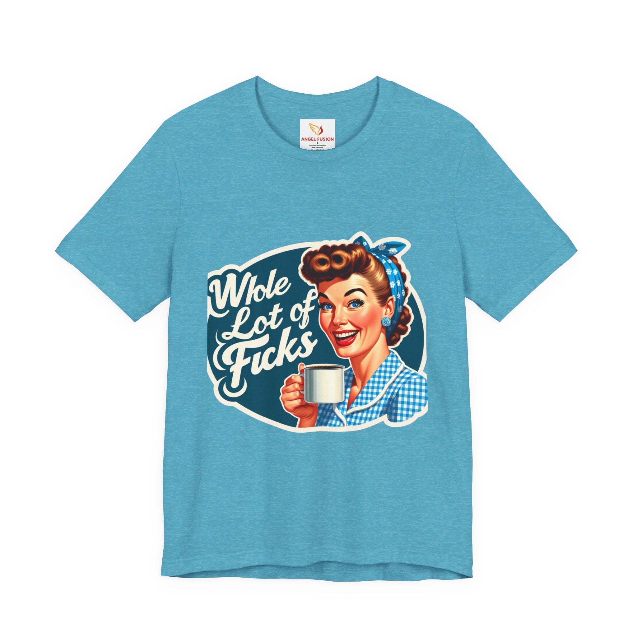 Retro 'Whole Lot of Fucks' Tee – Vintage Pinup Graphic T-Shirt