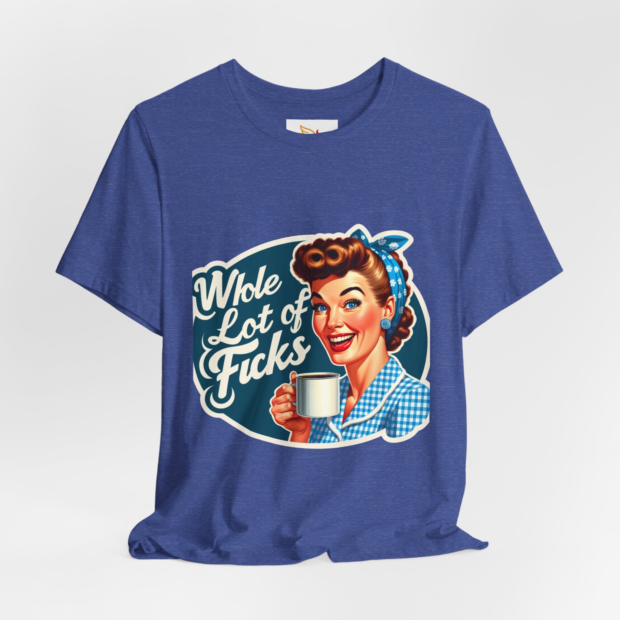 Retro 'Whole Lot of Fucks' Tee – Vintage Pinup Graphic T-Shirt