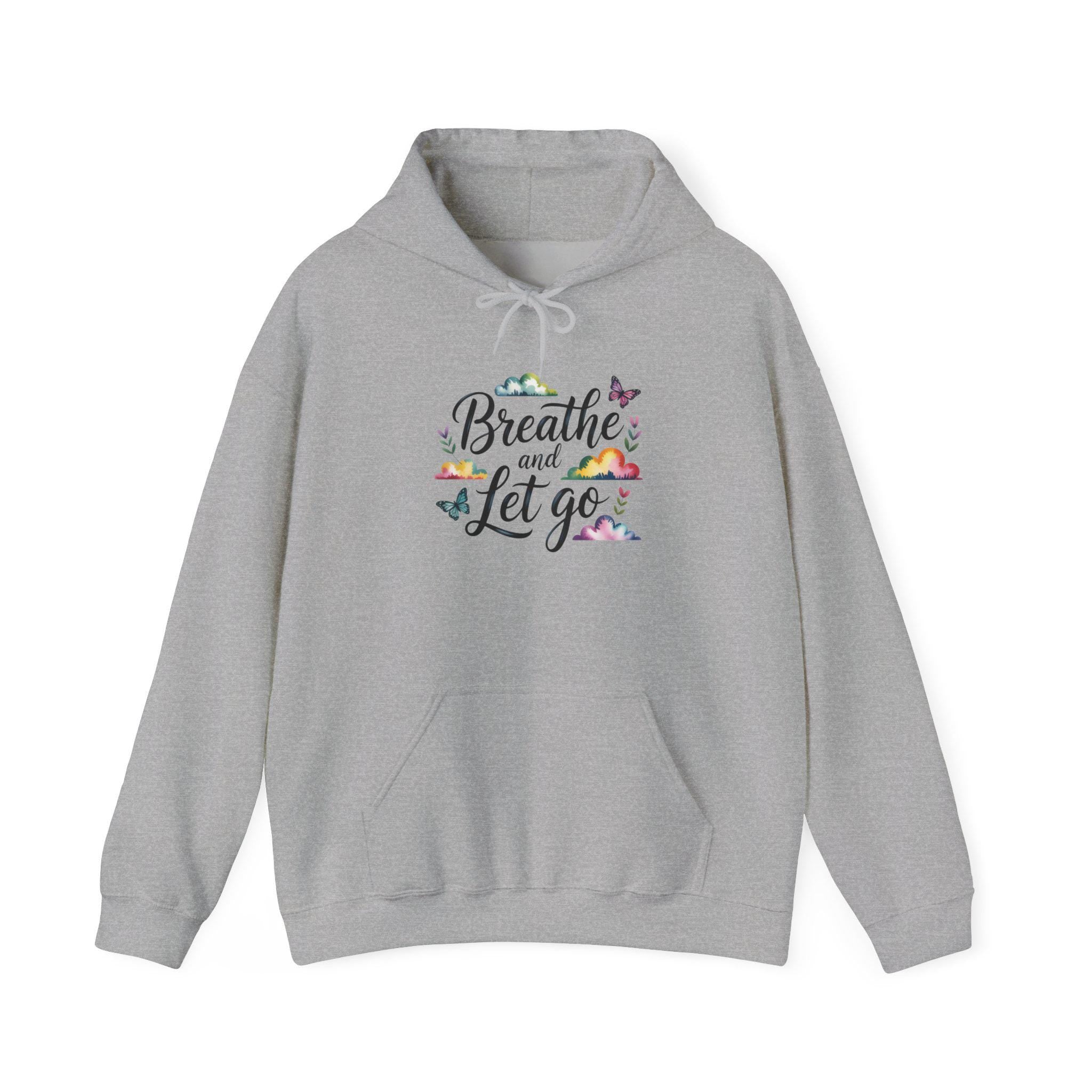 Breathe and Let go Clouds hoodie | 90s Aesthetic  Sweatshirt