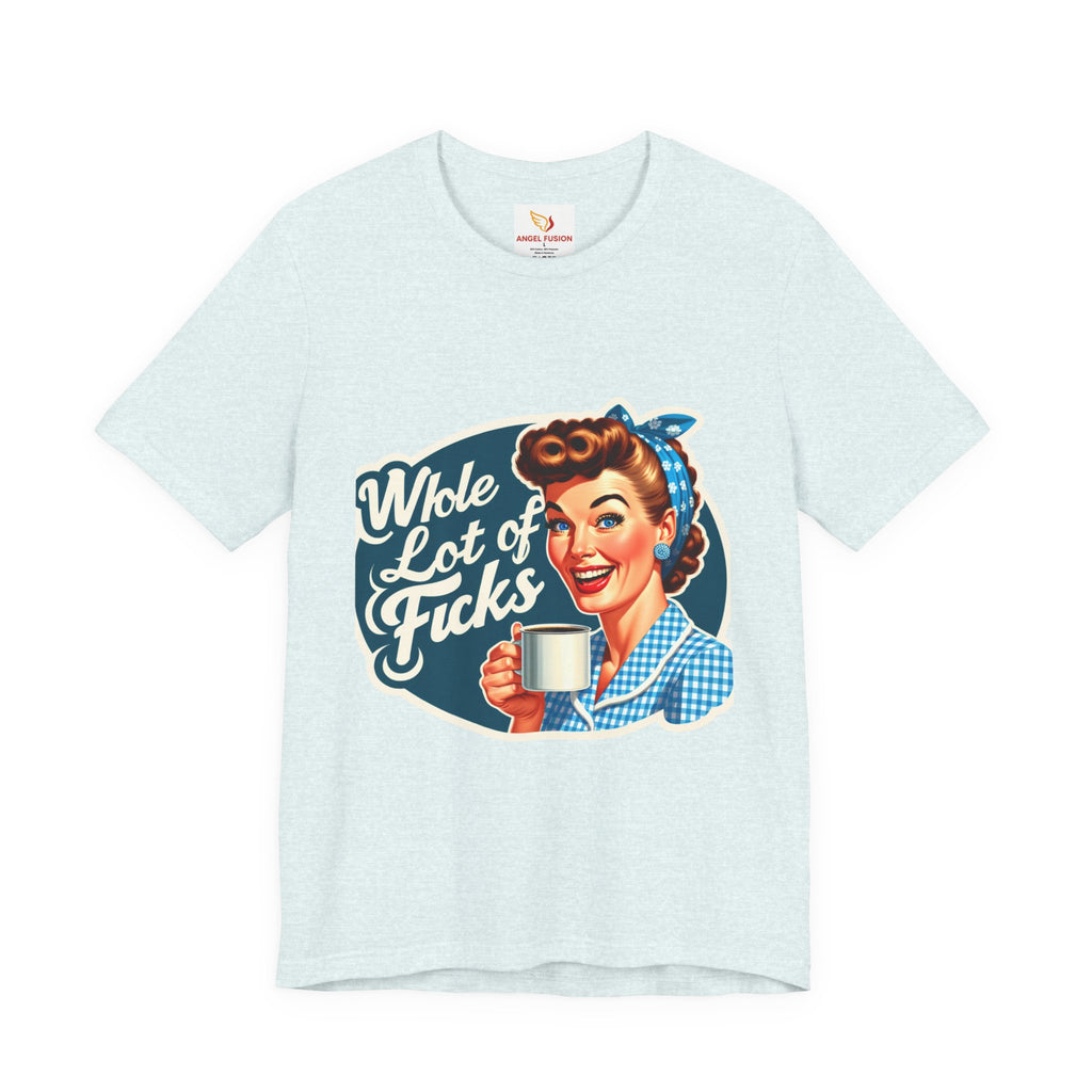 Retro 'Whole Lot of Fucks' Tee – Vintage Pinup Graphic T-Shirt