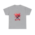 Valentine Spiderman Hero T-Shirt | Heart Mask, Cute Comics Love Design
