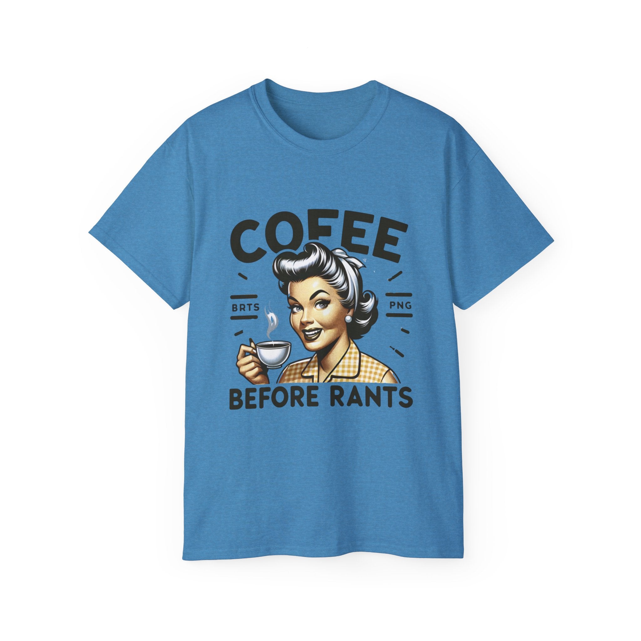 Coffee Before Rants Tee — Retro Vintage Coffee Lover Shirt