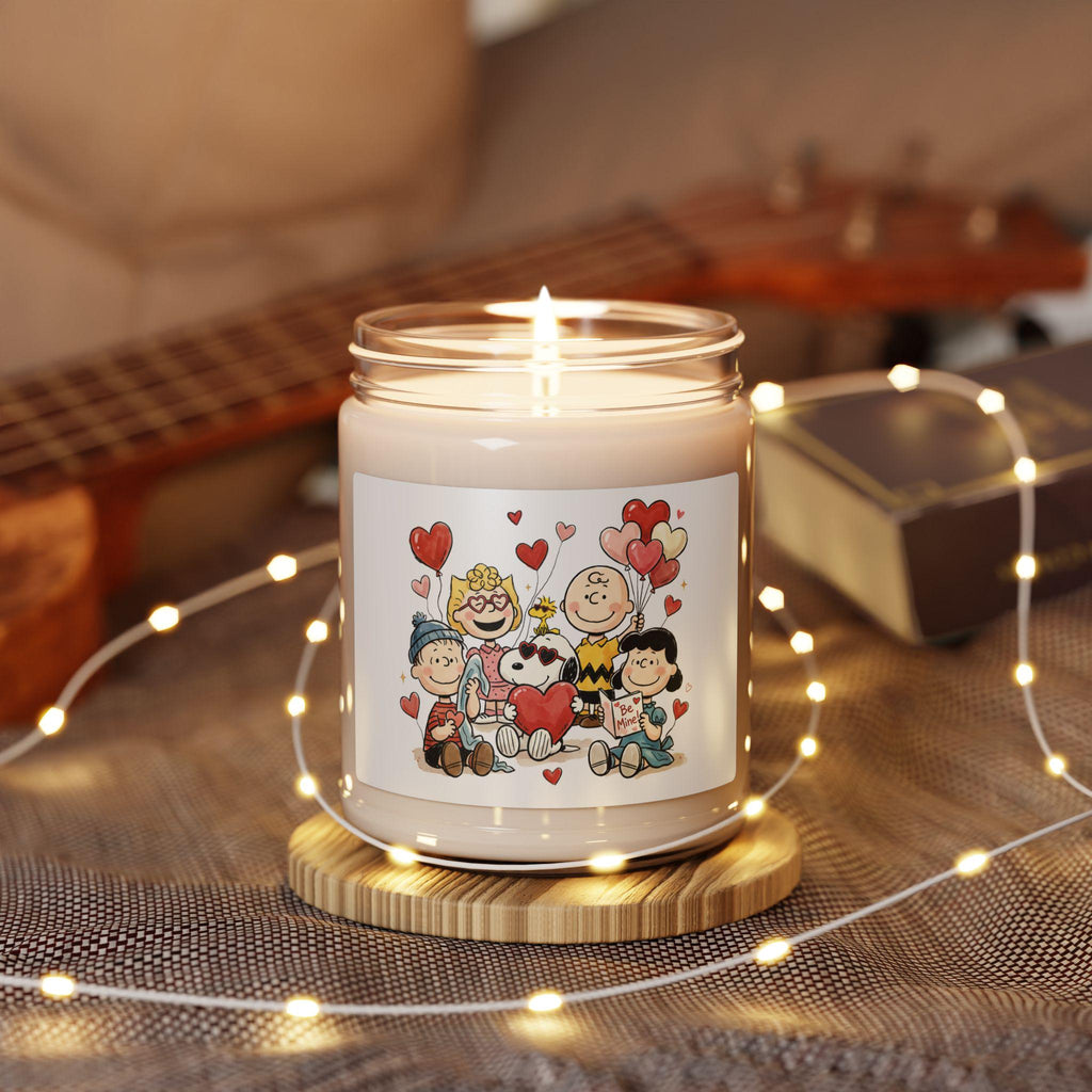 Charlie Brown Valentine Scene Candle | 9oz Scented Soy