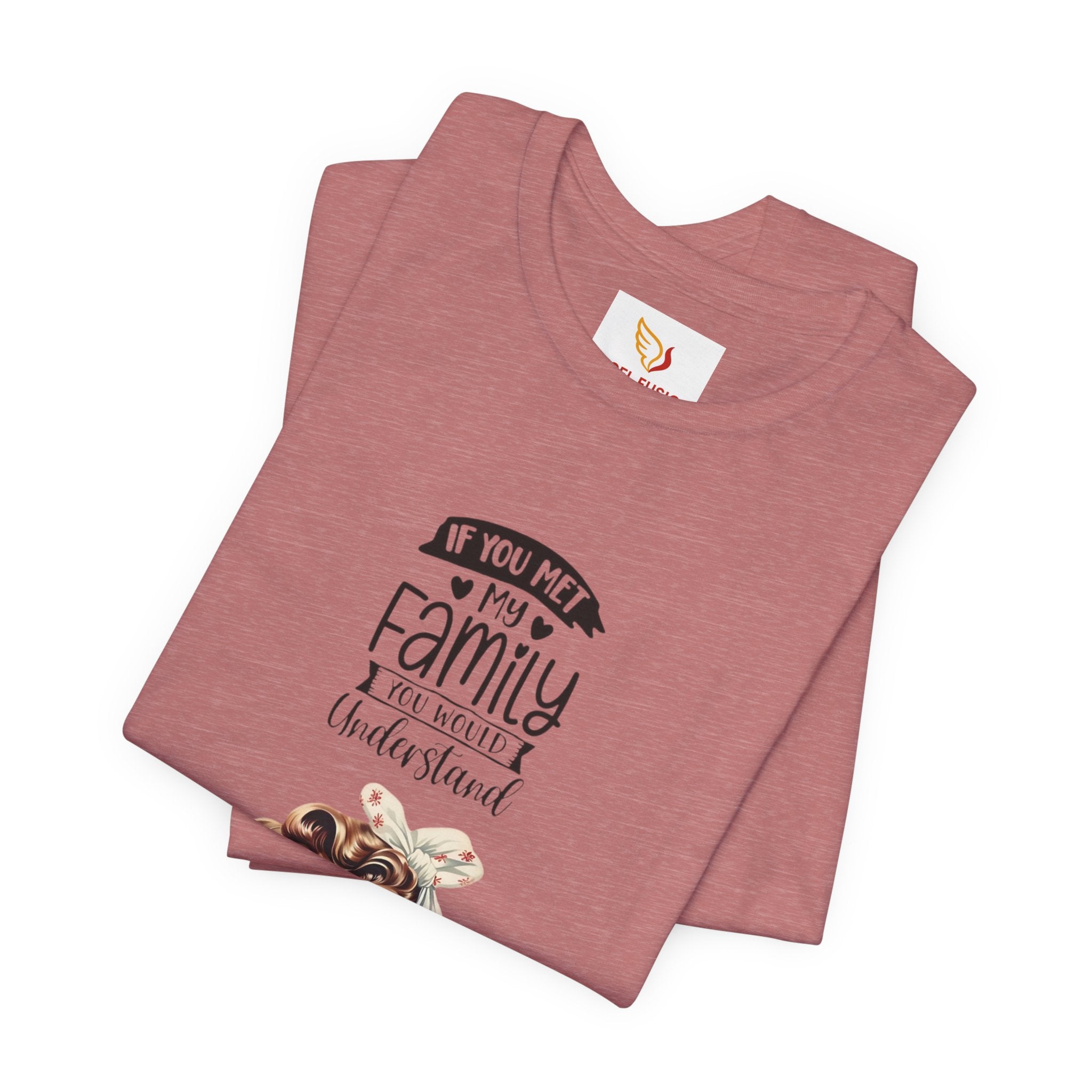 Retro Rosie Riveter Family Tee – "If You Met My Family I’d Be Well Understood"