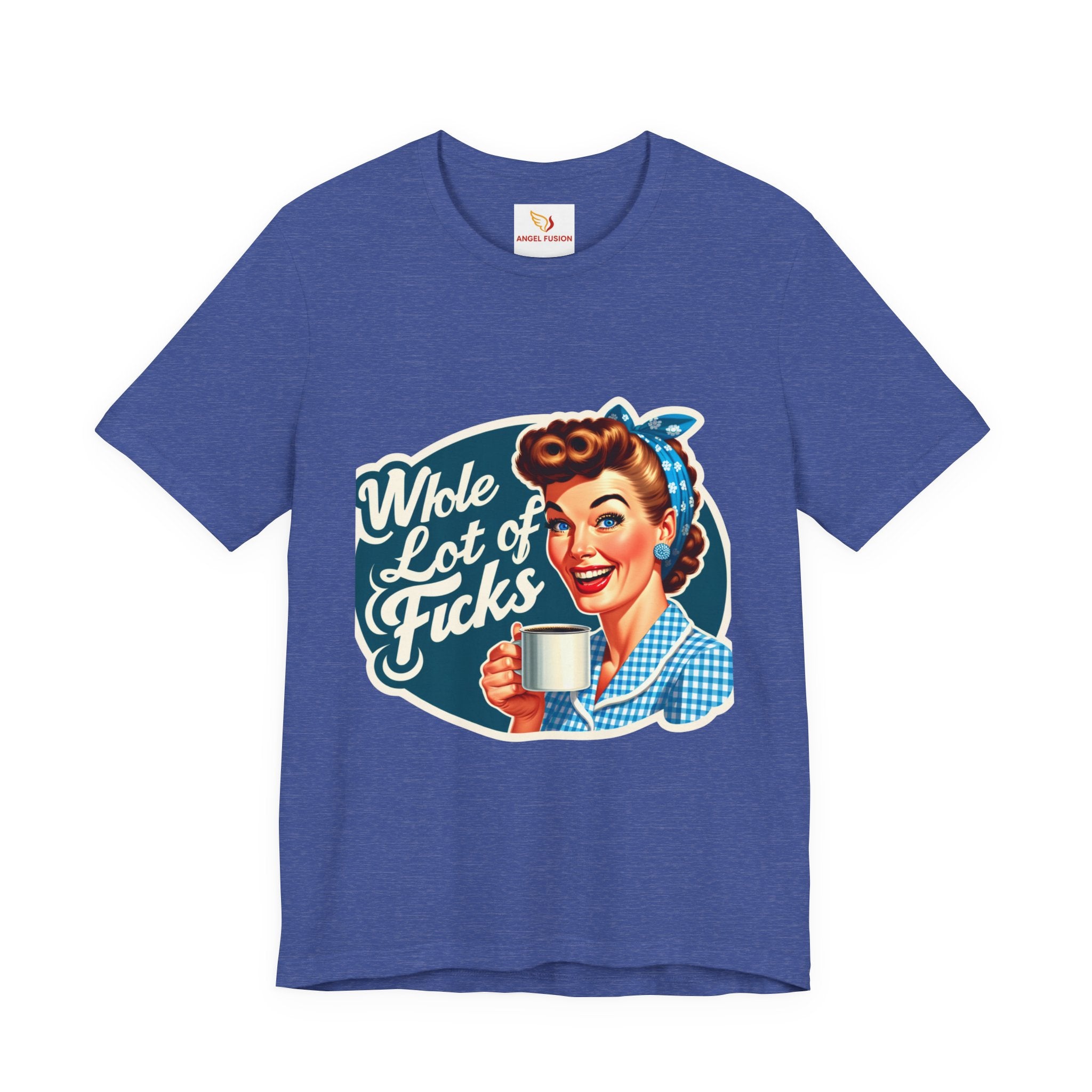 Retro 'Whole Lot of Fucks' Tee – Vintage Pinup Graphic T-Shirt