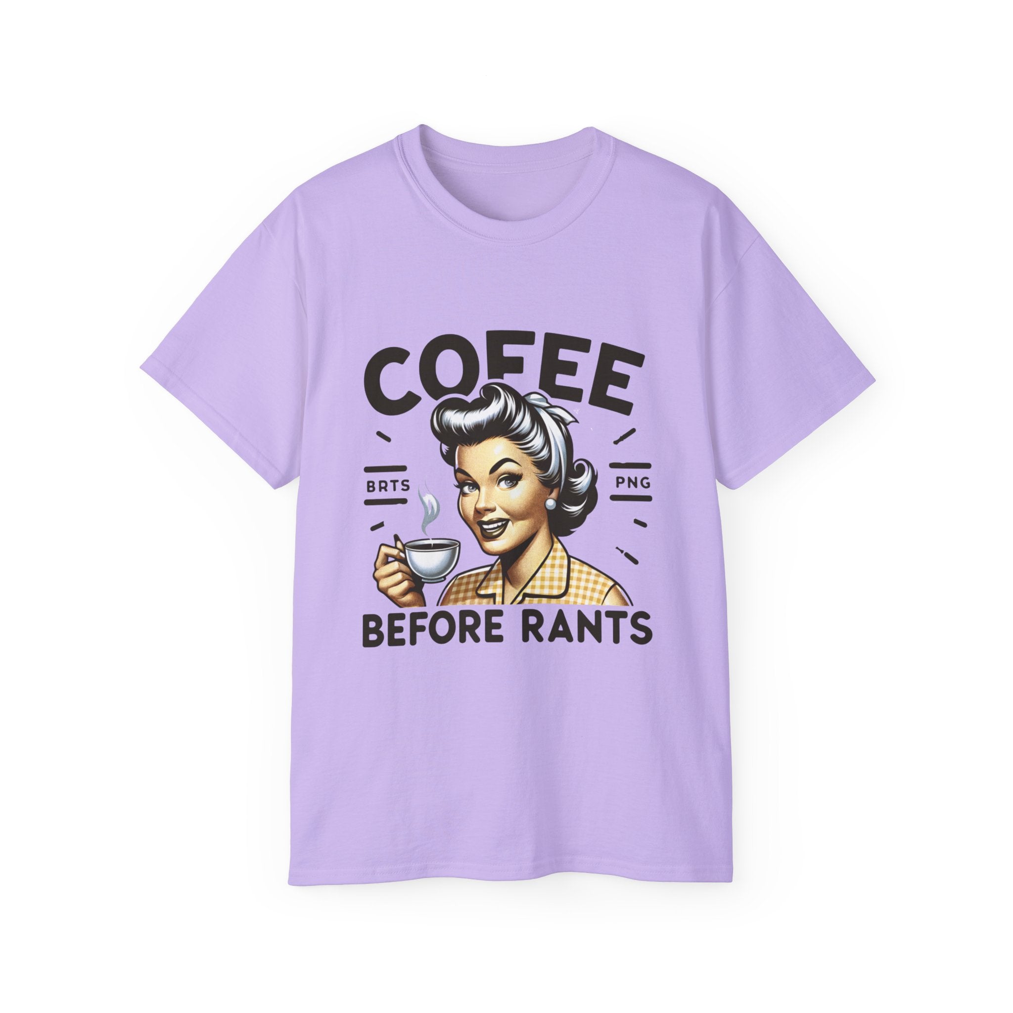 Coffee Before Rants Tee — Retro Vintage Coffee Lover Shirt