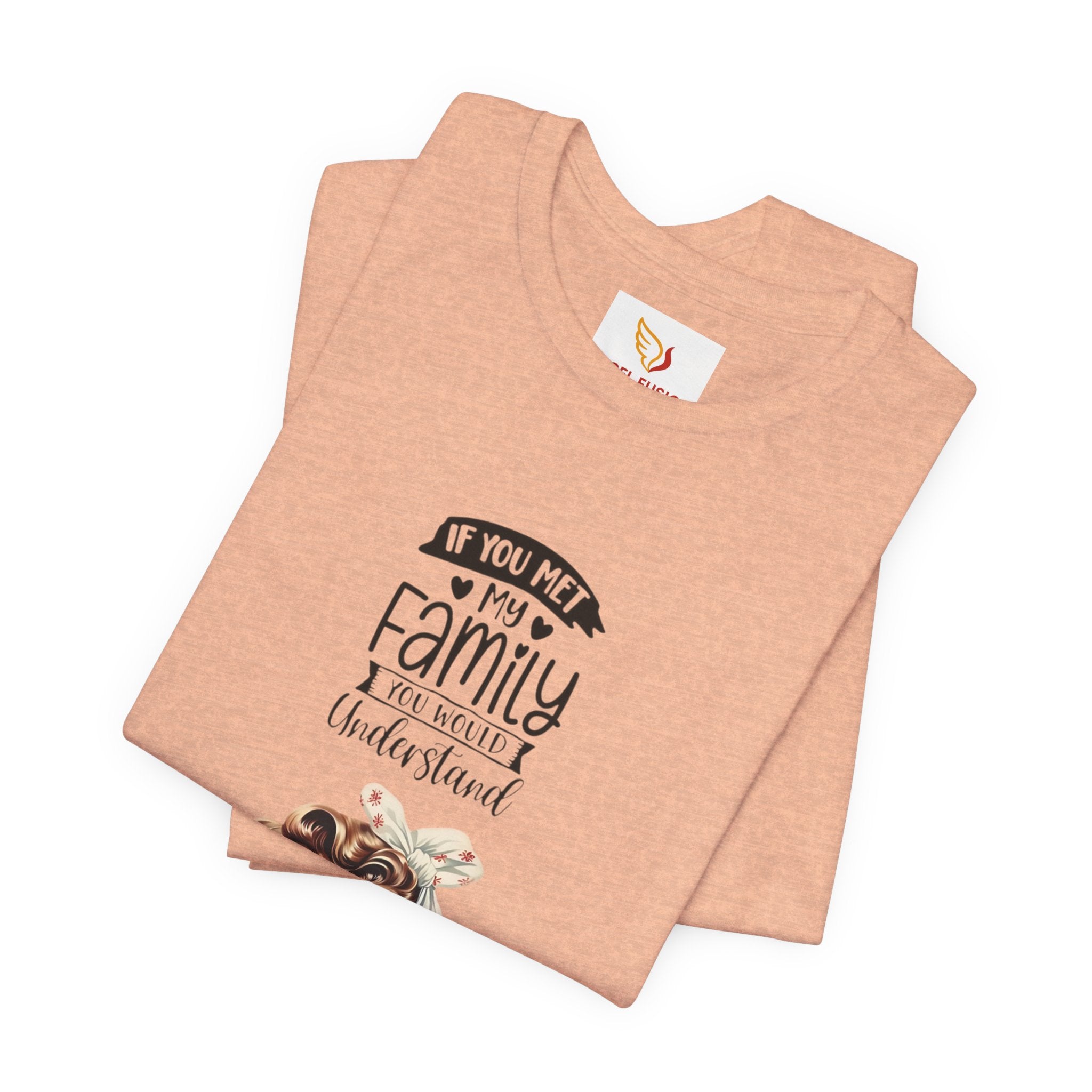Retro Rosie Riveter Family Tee – "If You Met My Family I’d Be Well Understood"