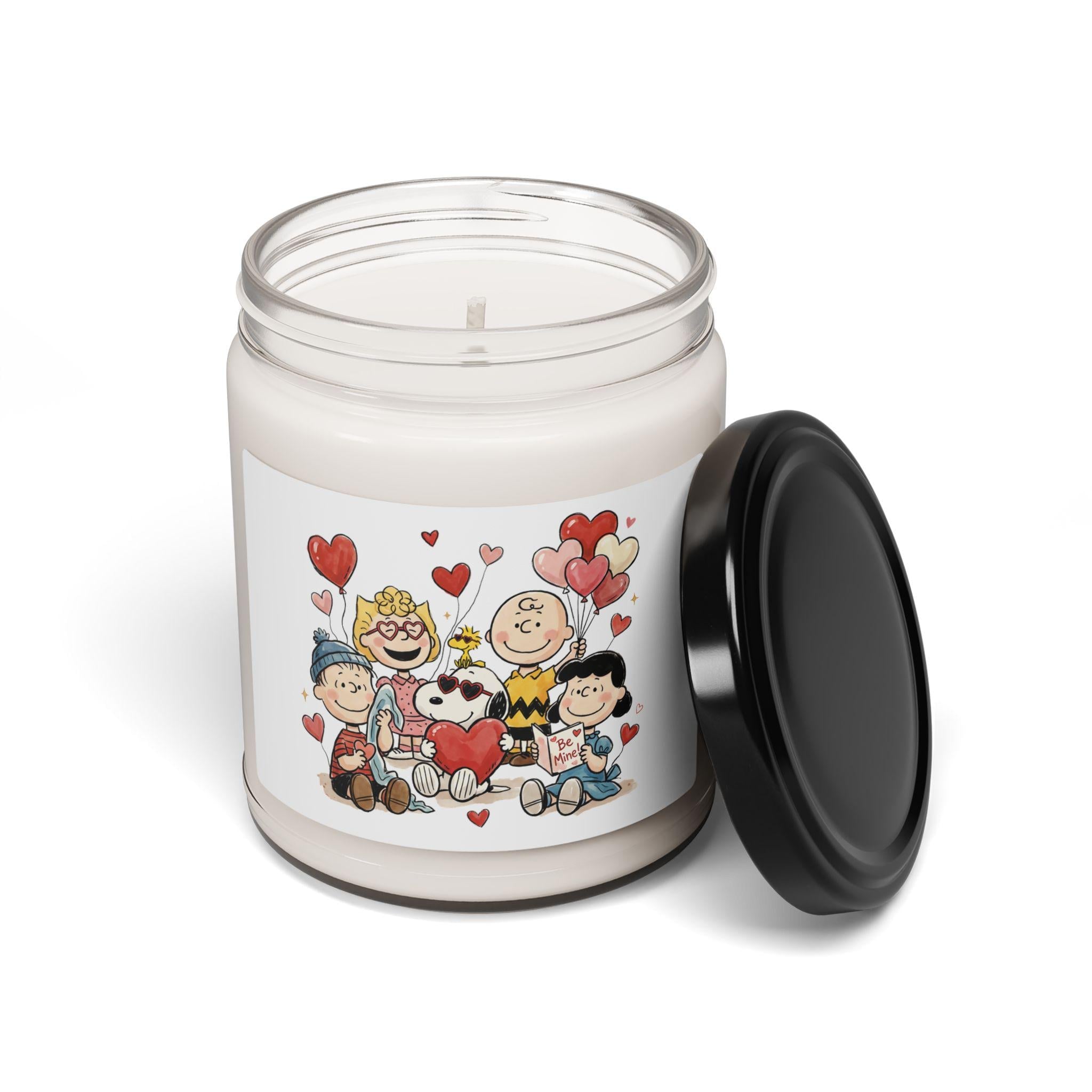 Charlie Brown Valentine Scene Candle | 9oz Scented Soy