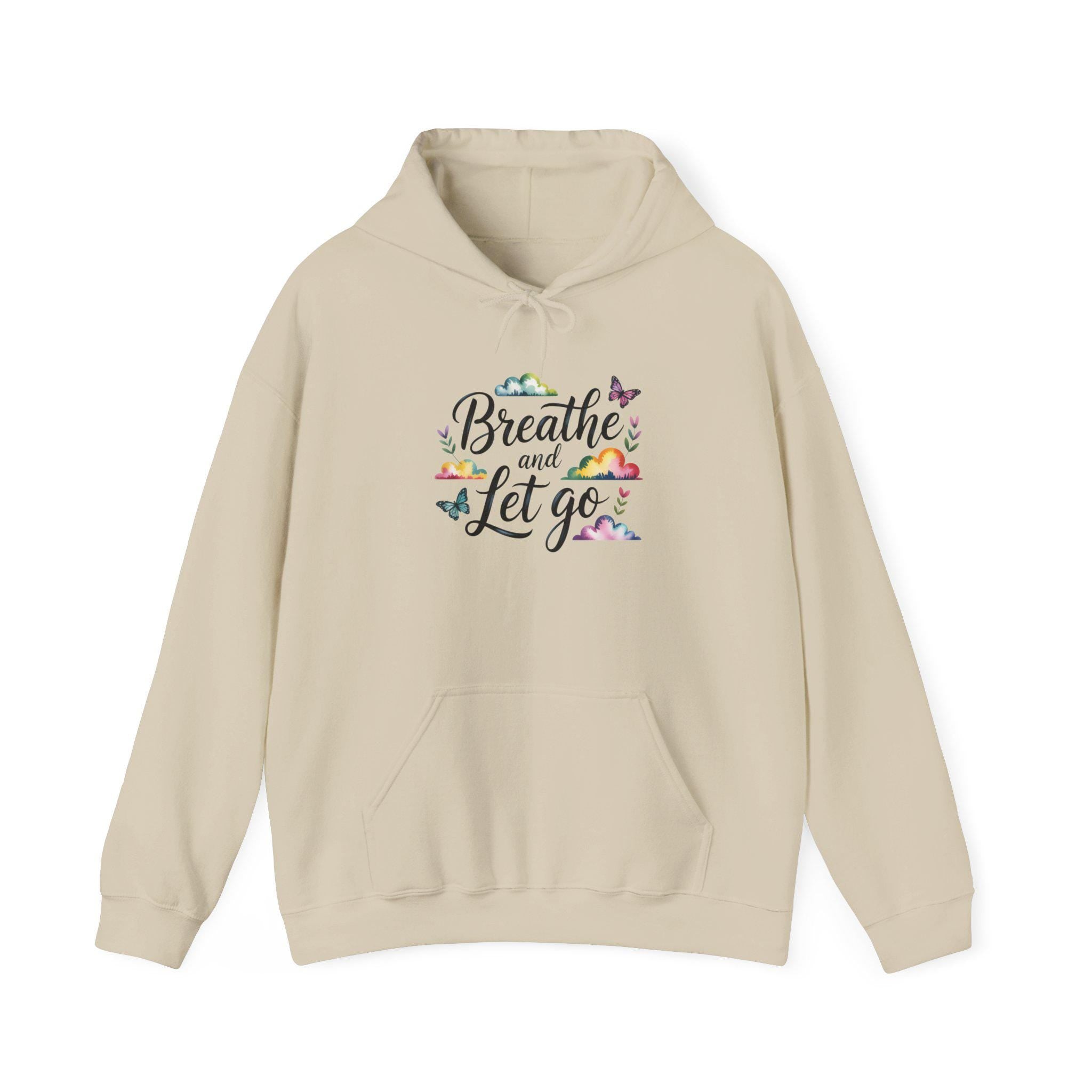 Breathe and Let go Clouds hoodie | 90s Aesthetic  Sweatshirt