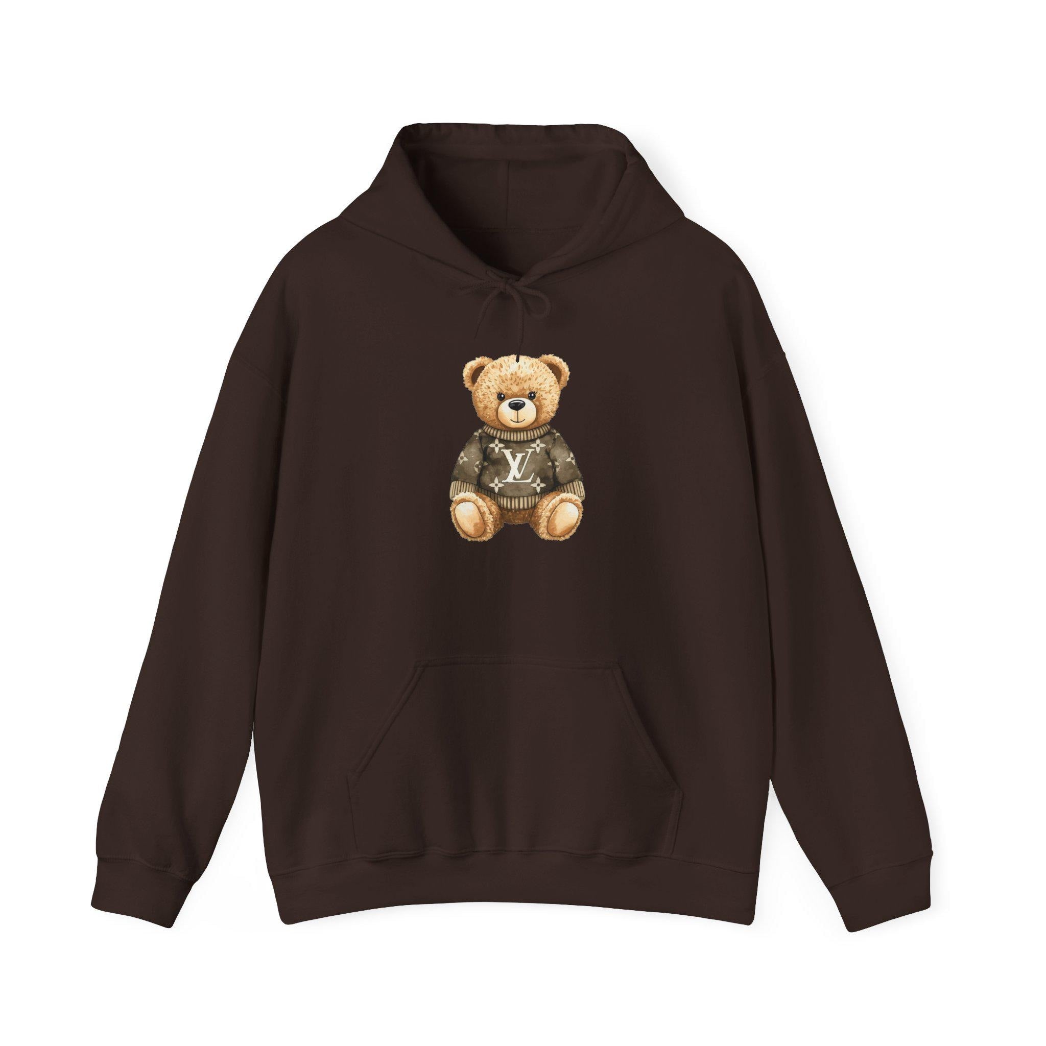 Inspired Bear Graphic Hoodie | Teddy Bear Logo Pullover